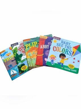 Indestructibles Baby Toddler Books Lot Of 5 Rip & Chew Proof Washable Non-Toxic